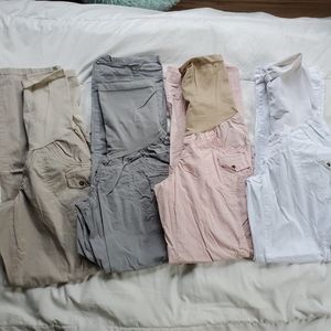 Maternity pants/capris bundle EUC Small